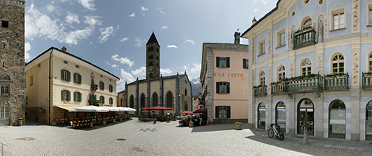 Piazza Comunale Poschiavo