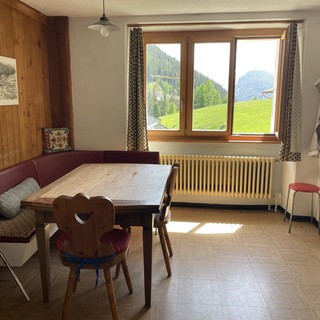 Küche mit Aussichte ins Valposchiavo